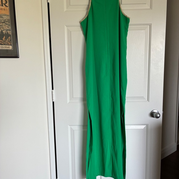 NWT Lilly Pulitzer Taylane maxi dress in green and gold M 8 - Picture 13 of 13